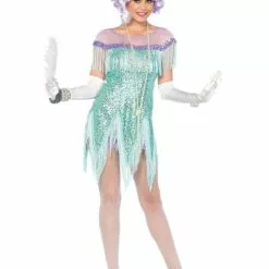 Tyrkis 20'er Kostume Til Kvinder