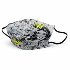 Wonder Woman Tegneserie Ansigtsmaske Til Piger